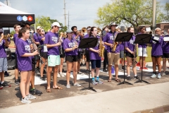 Fun for All Playground Ribbon Cutting - Band