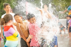 Fun for All Playground Ribbon Cutting - Splash Pad